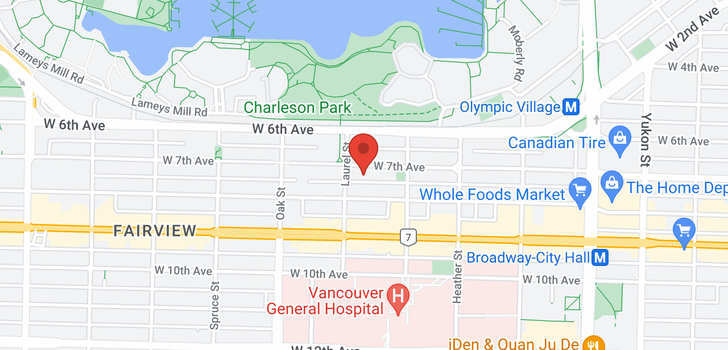 map of 50 870 W 7TH AVENUE
